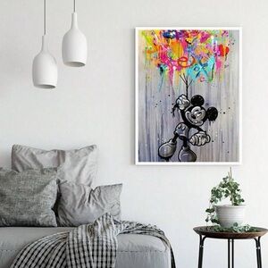 Mickey Mouse Diamond Painting Kits Art Set 30 X 40 cm Disney  Balloons New!